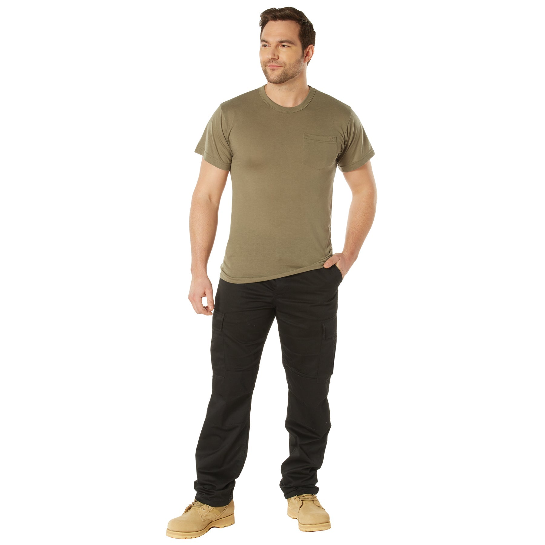 Rothco Moisture Wicking Pocket T-Shirt LARSON TACTICAL SUPPLY