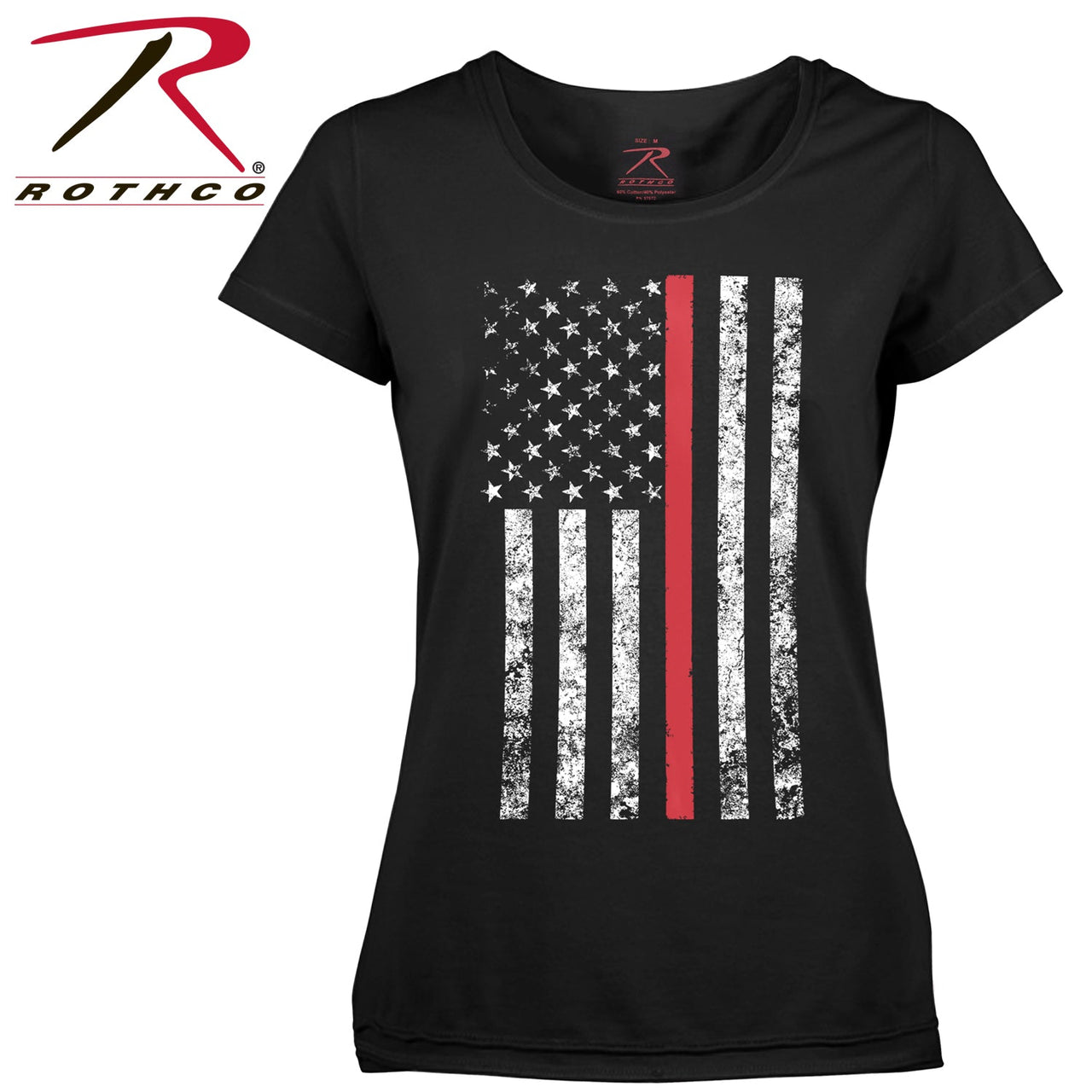 Rothco Womens Thin Red Line Longer T-Shirt LARSON TACTICAL SUPPLY