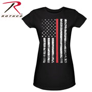 Rothco Womens Thin Red Line Longer T-Shirt LARSON TACTICAL SUPPLY