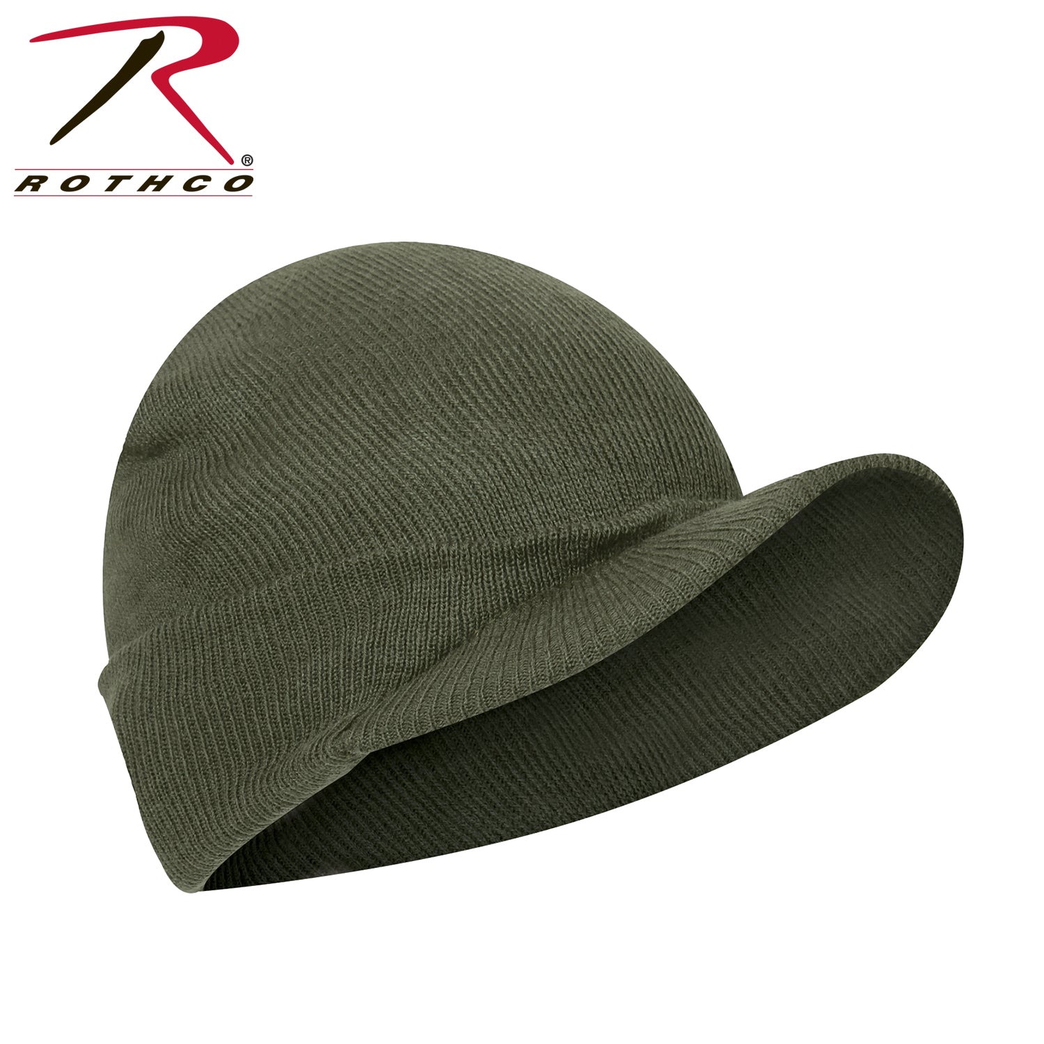 Rothco WWII M1941 Acrylic Knit Watch Cap with Brim LARSON TACTICAL SUPPLY