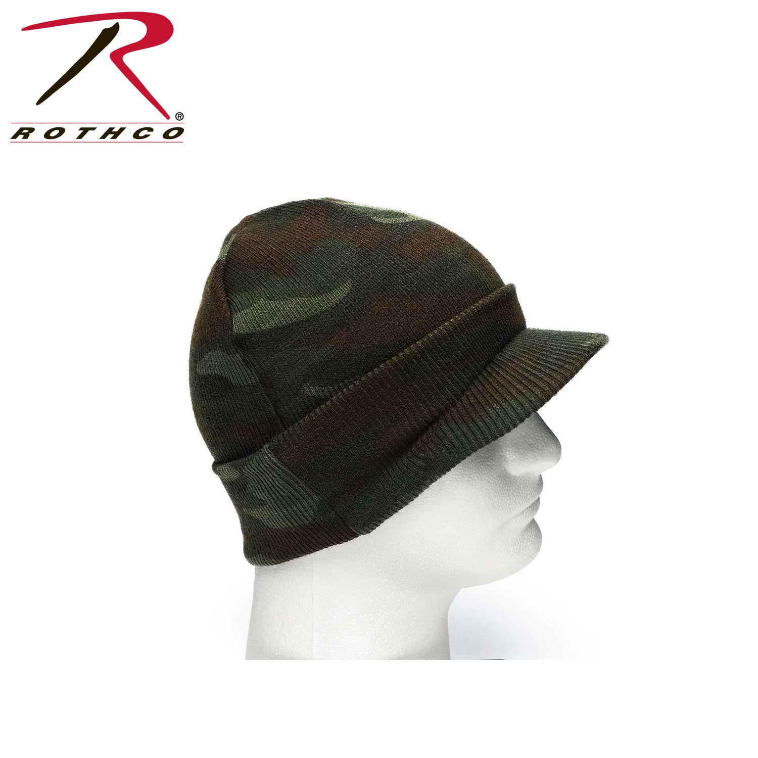 Rothco WWII M1941 Acrylic Knit Watch Cap with Brim LARSON TACTICAL SUPPLY