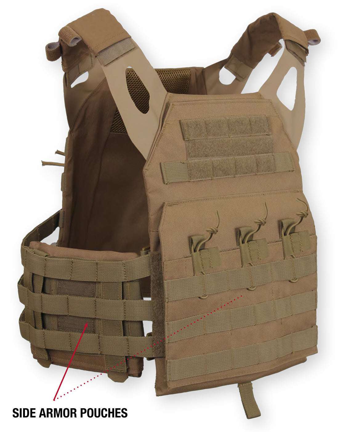 Rothco LACV (Lightweight Armor Carrier Vest) Side Armor Pouch Set LARSON TACTICAL SUPPLY