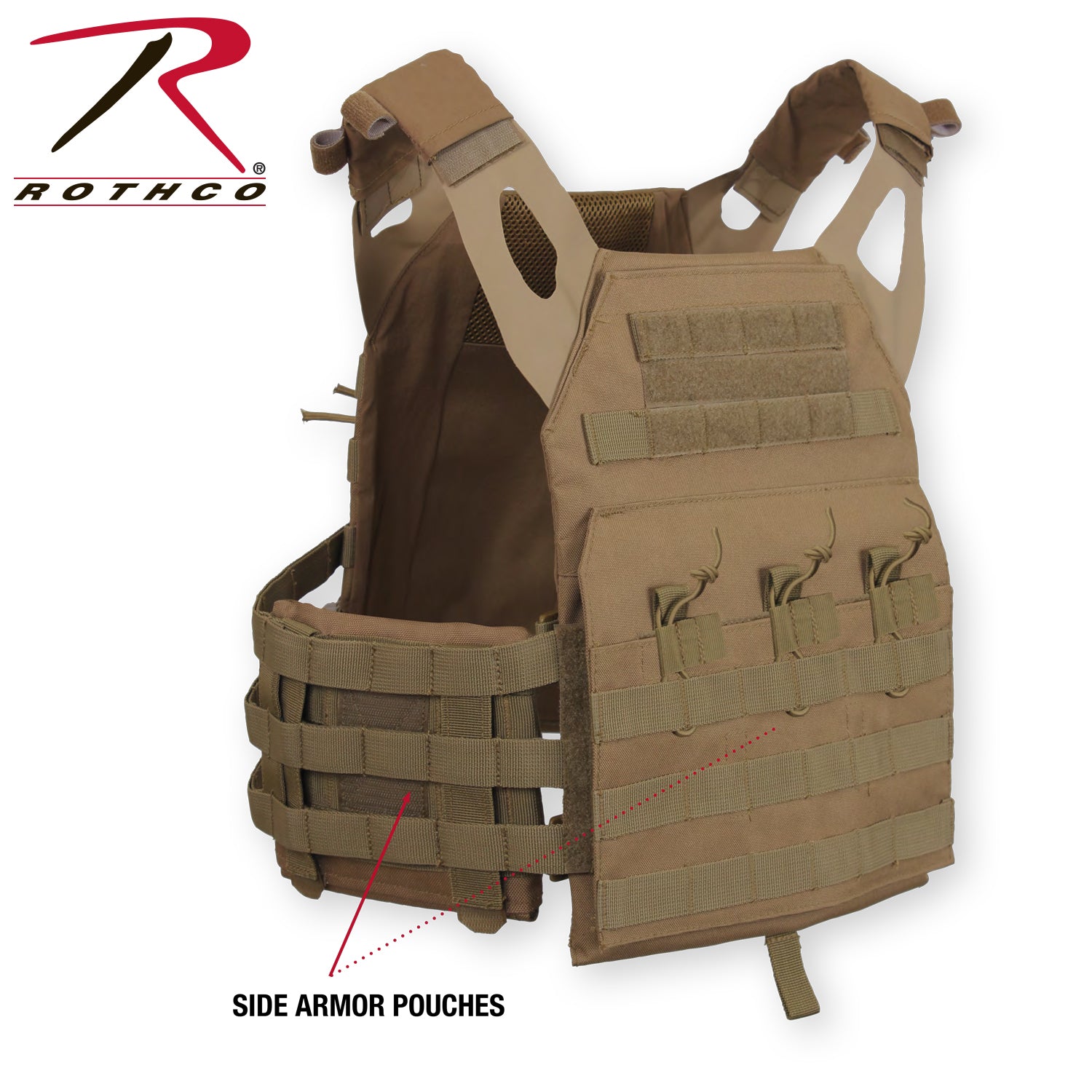 Rothco LACV (Lightweight Armor Carrier Vest) Side Armor Pouch Set LARSON TACTICAL SUPPLY