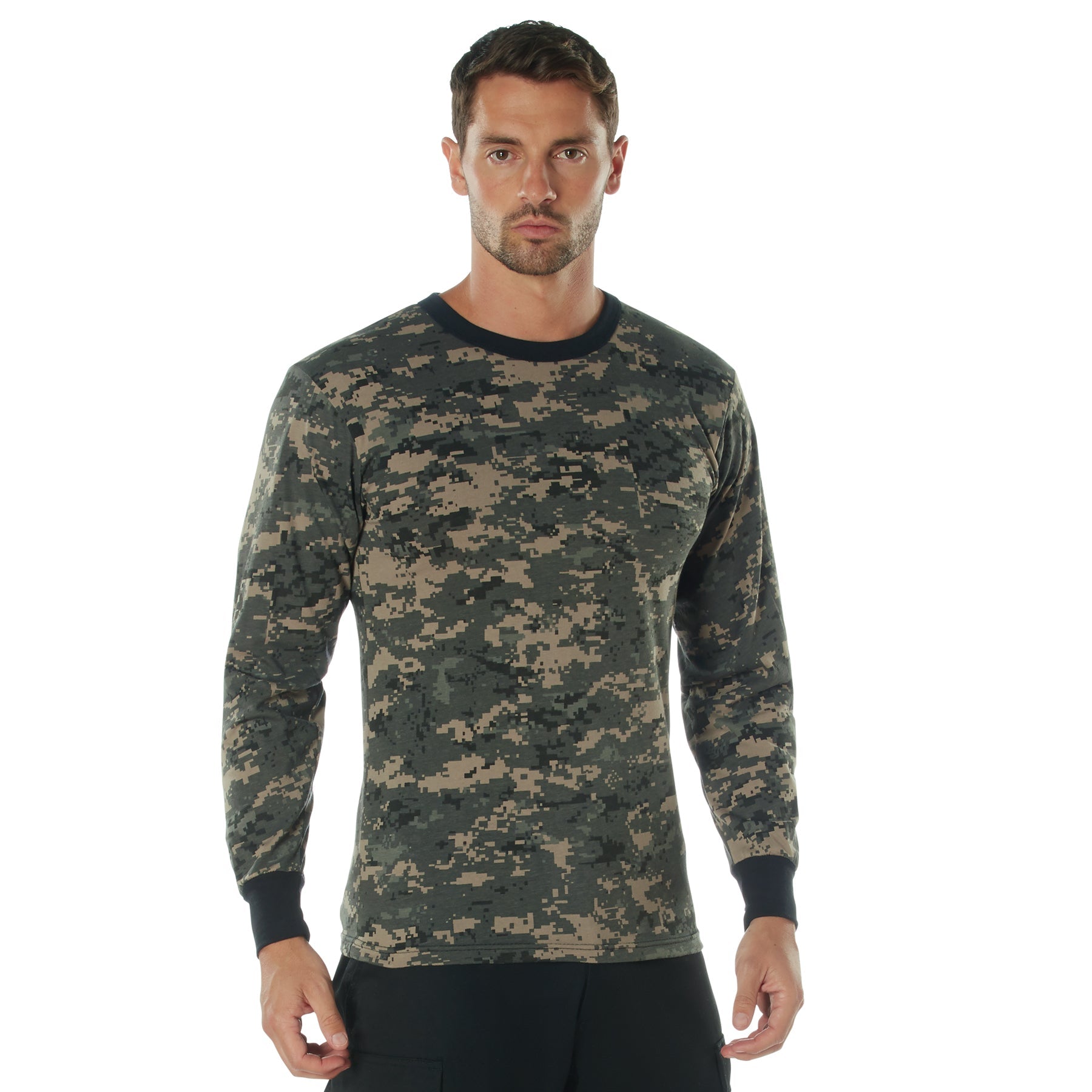 Rothco Long Sleeve Digital Camo T-Shirt LARSON TACTICAL SUPPLY