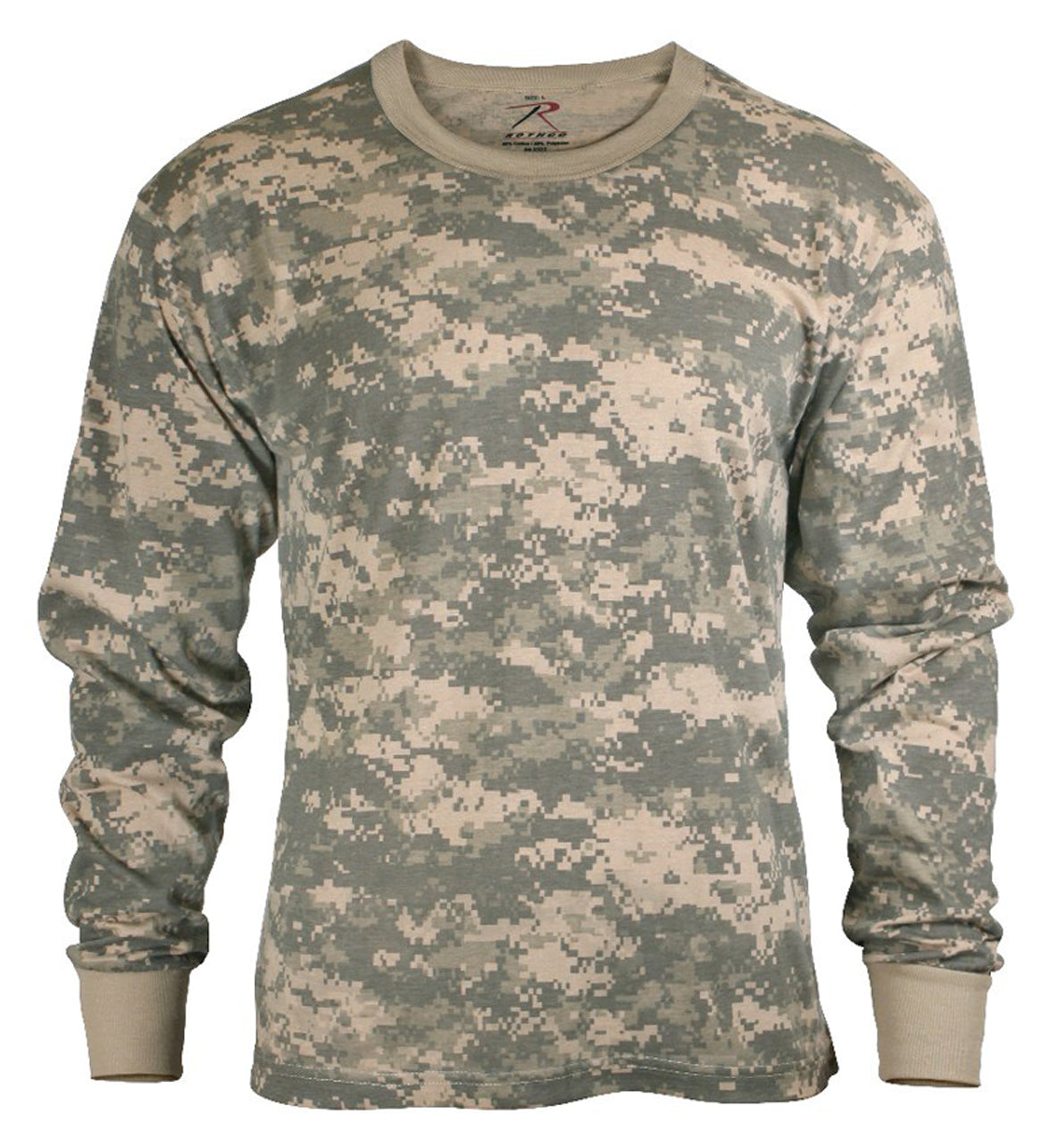 Rothco Long Sleeve Digital Camo T-Shirt LARSON TACTICAL SUPPLY
