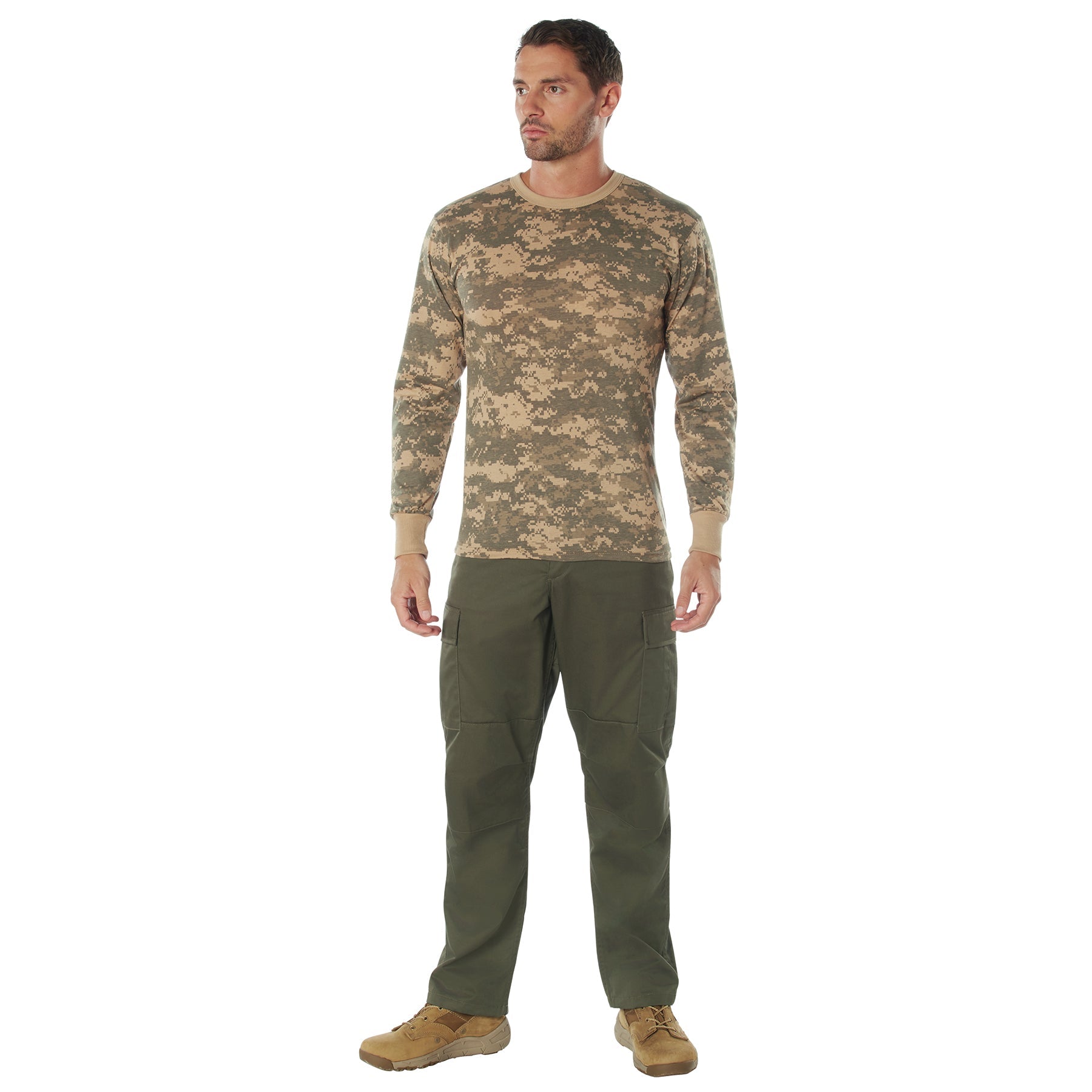 Rothco Long Sleeve Digital Camo T-Shirt LARSON TACTICAL SUPPLY