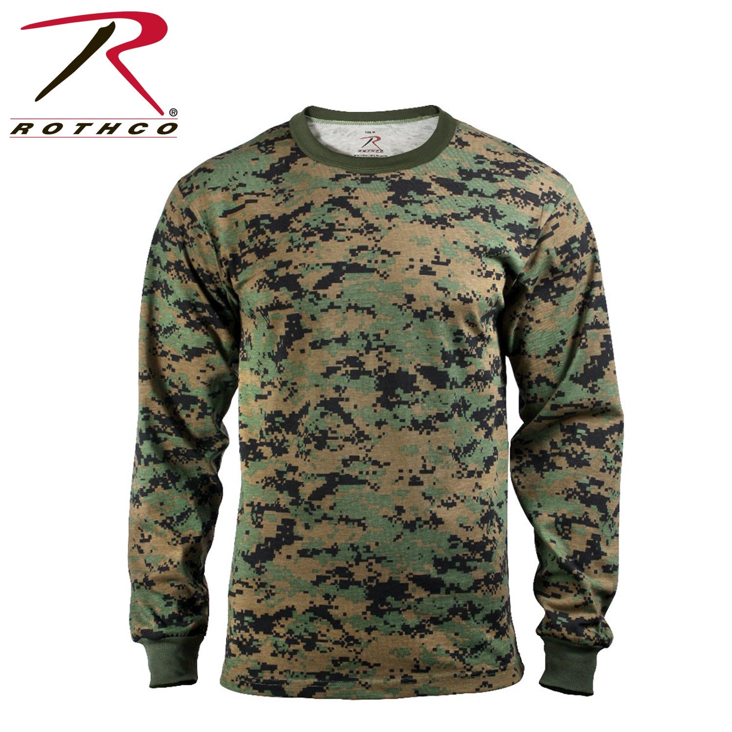 Rothco Long Sleeve Digital Camo T-Shirt LARSON TACTICAL SUPPLY