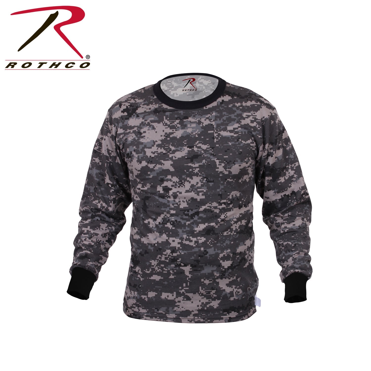Rothco Long Sleeve Digital Camo T-Shirt LARSON TACTICAL SUPPLY