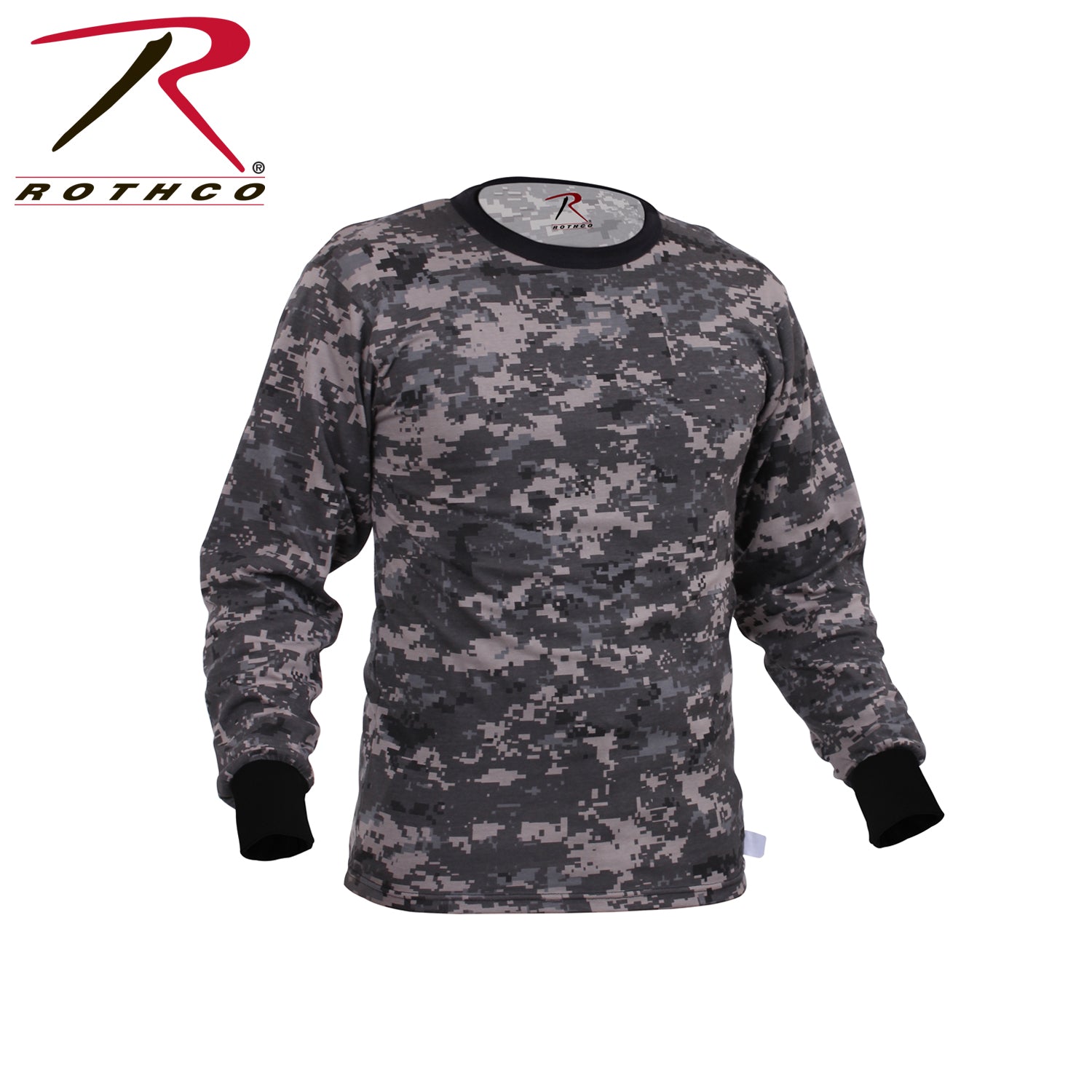 Rothco Long Sleeve Digital Camo T-Shirt LARSON TACTICAL SUPPLY