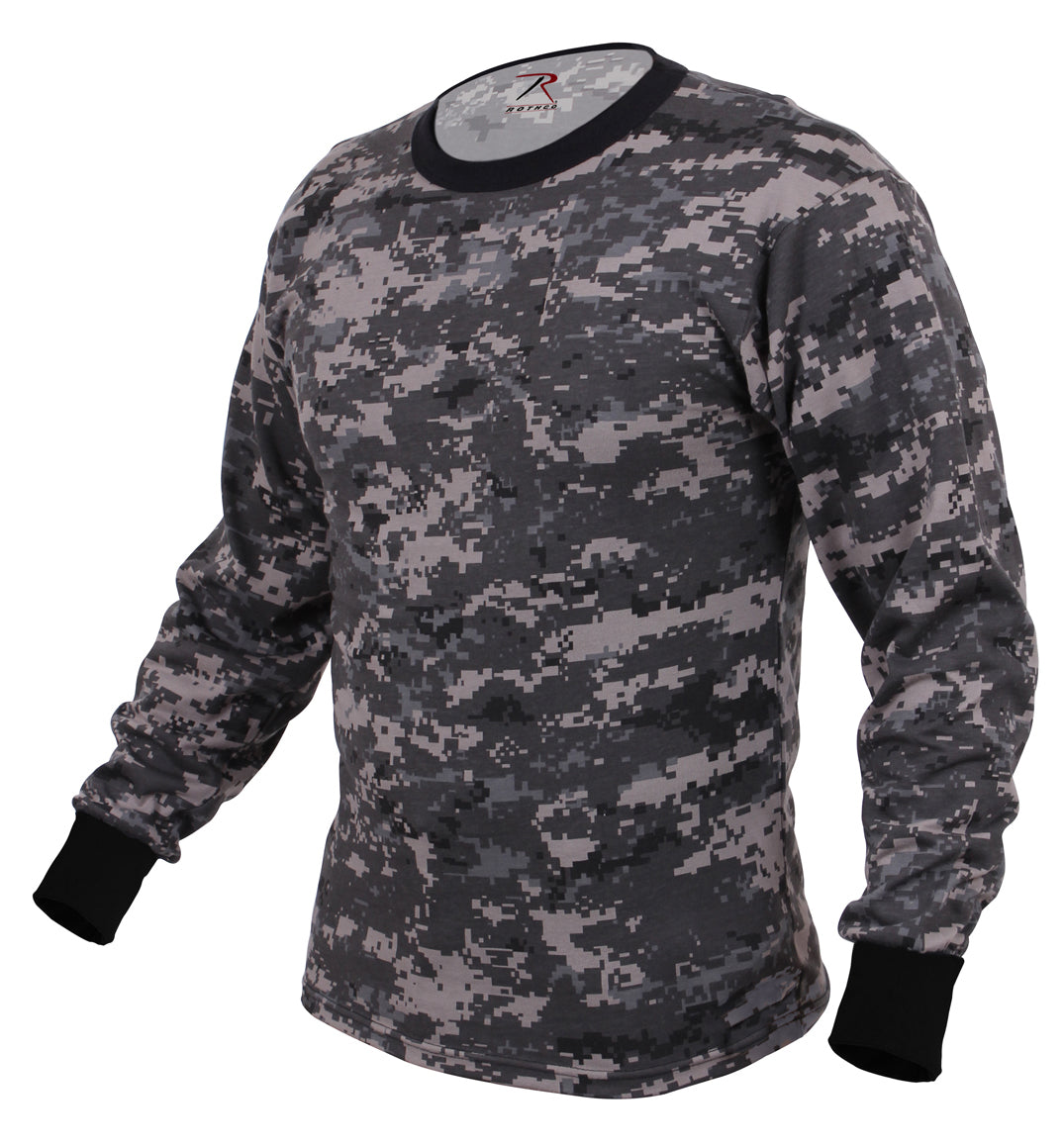 Rothco Long Sleeve Digital Camo T-Shirt LARSON TACTICAL SUPPLY