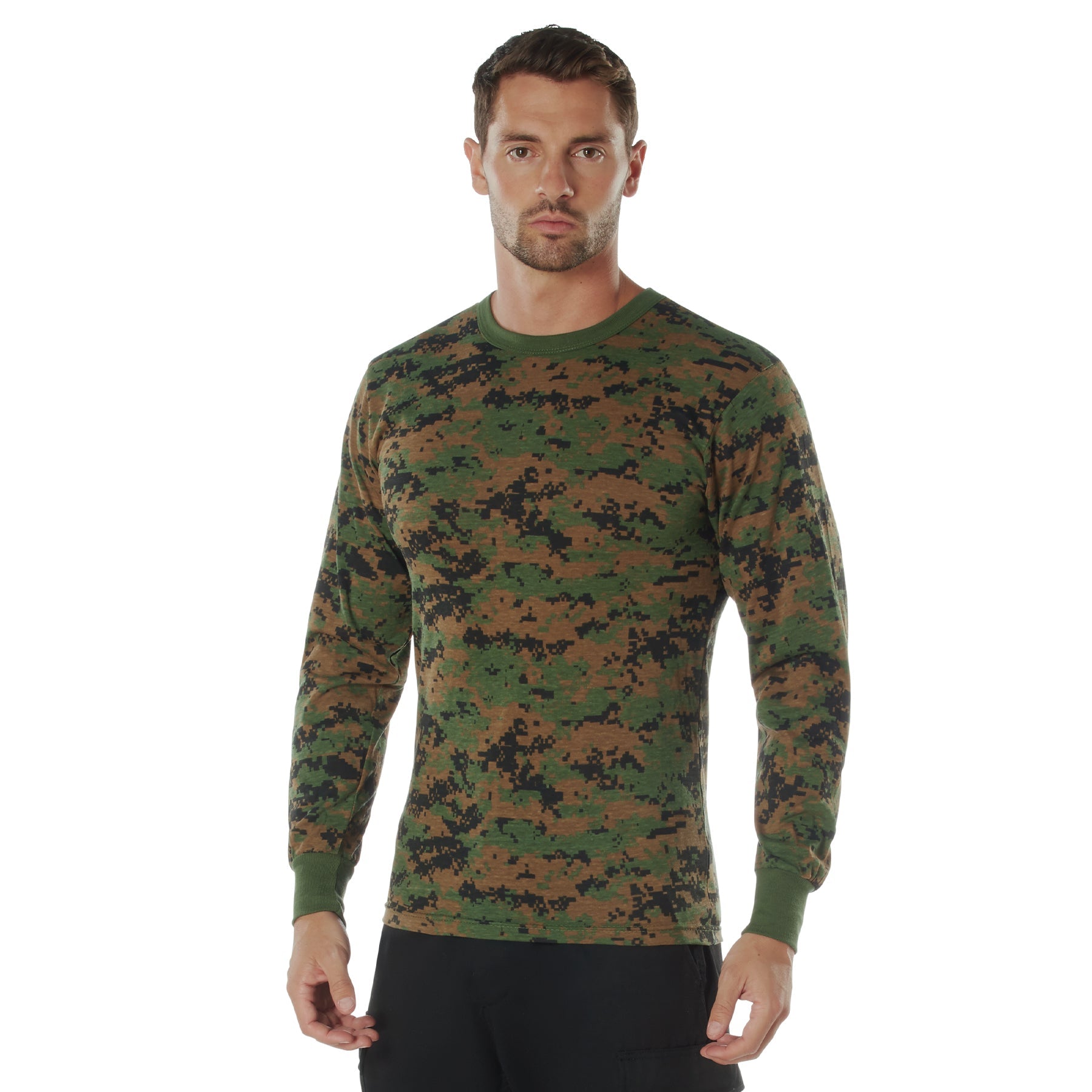 Rothco Long Sleeve Digital Camo T-Shirt LARSON TACTICAL SUPPLY
