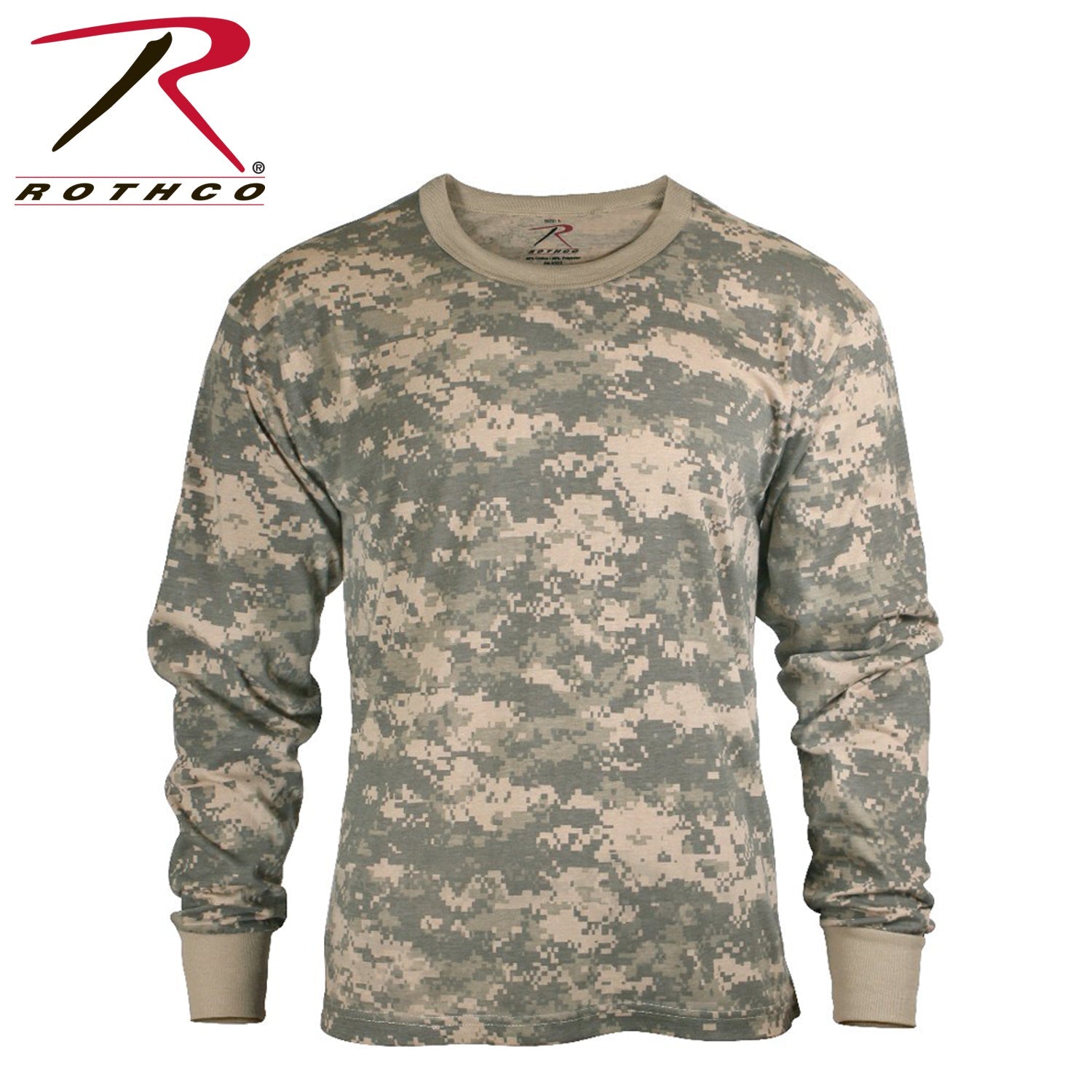 Rothco Long Sleeve Digital Camo T-Shirt LARSON TACTICAL SUPPLY