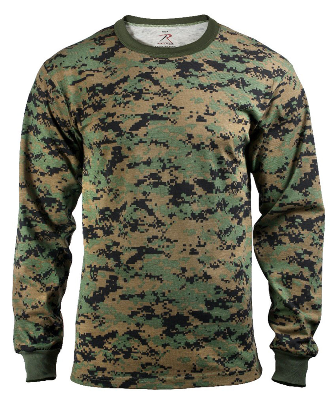 Rothco Long Sleeve Digital Camo T-Shirt LARSON TACTICAL SUPPLY