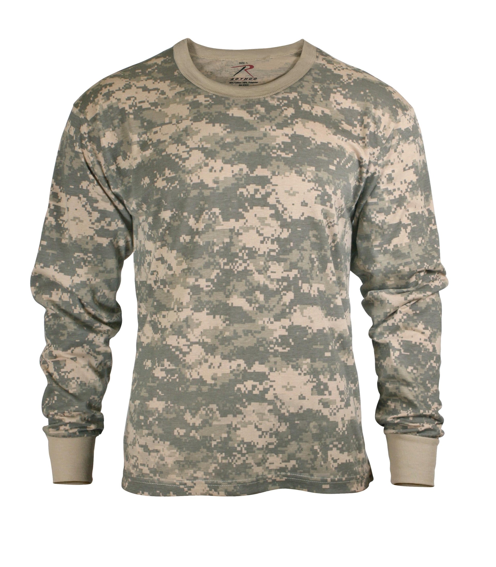 Rothco Long Sleeve Digital Camo T-Shirt LARSON TACTICAL SUPPLY