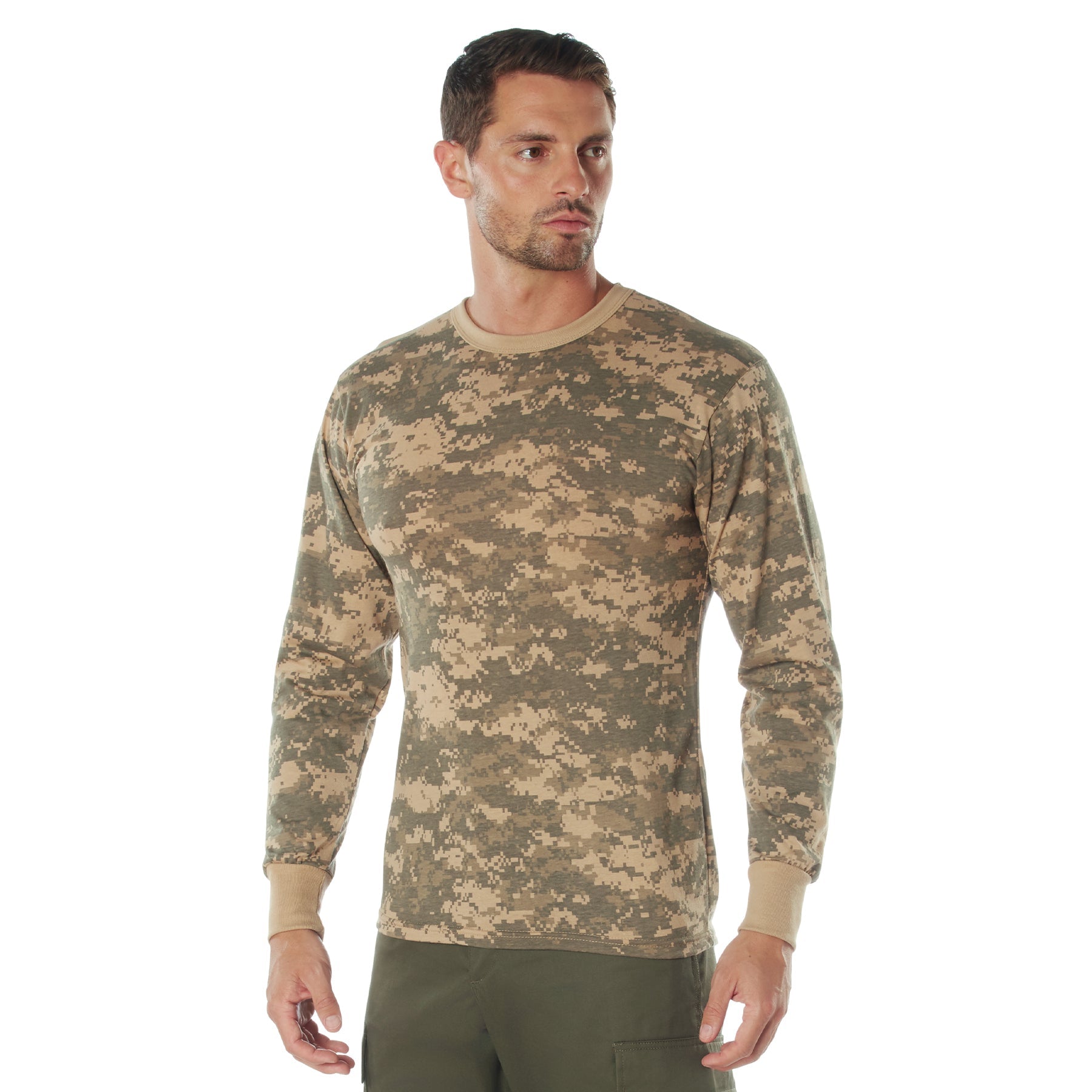 Rothco Long Sleeve Digital Camo T-Shirt LARSON TACTICAL SUPPLY