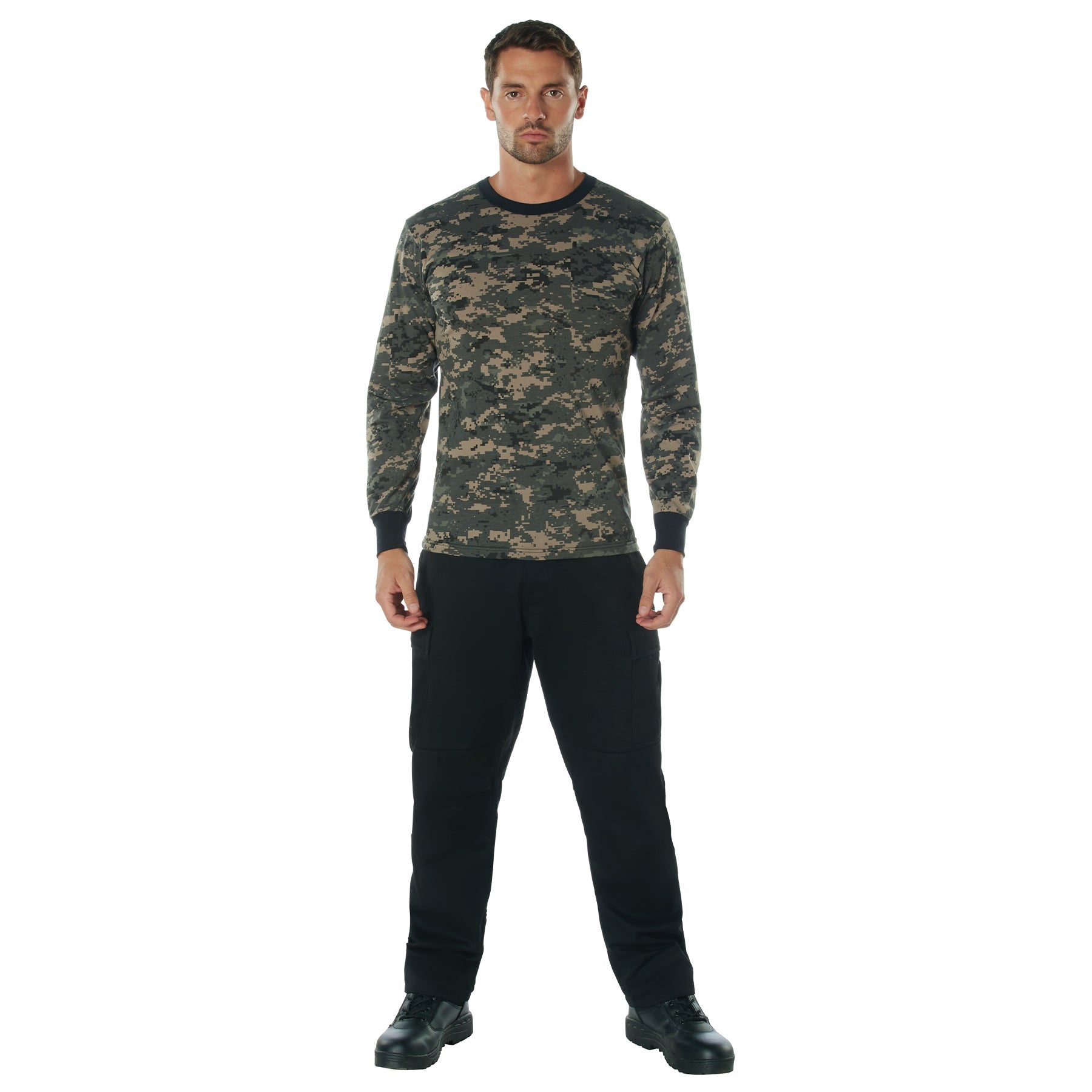 Rothco Long Sleeve Digital Camo T-Shirt LARSON TACTICAL SUPPLY