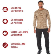 Rothco Long Sleeve Digital Camo T-Shirt LARSON TACTICAL SUPPLY