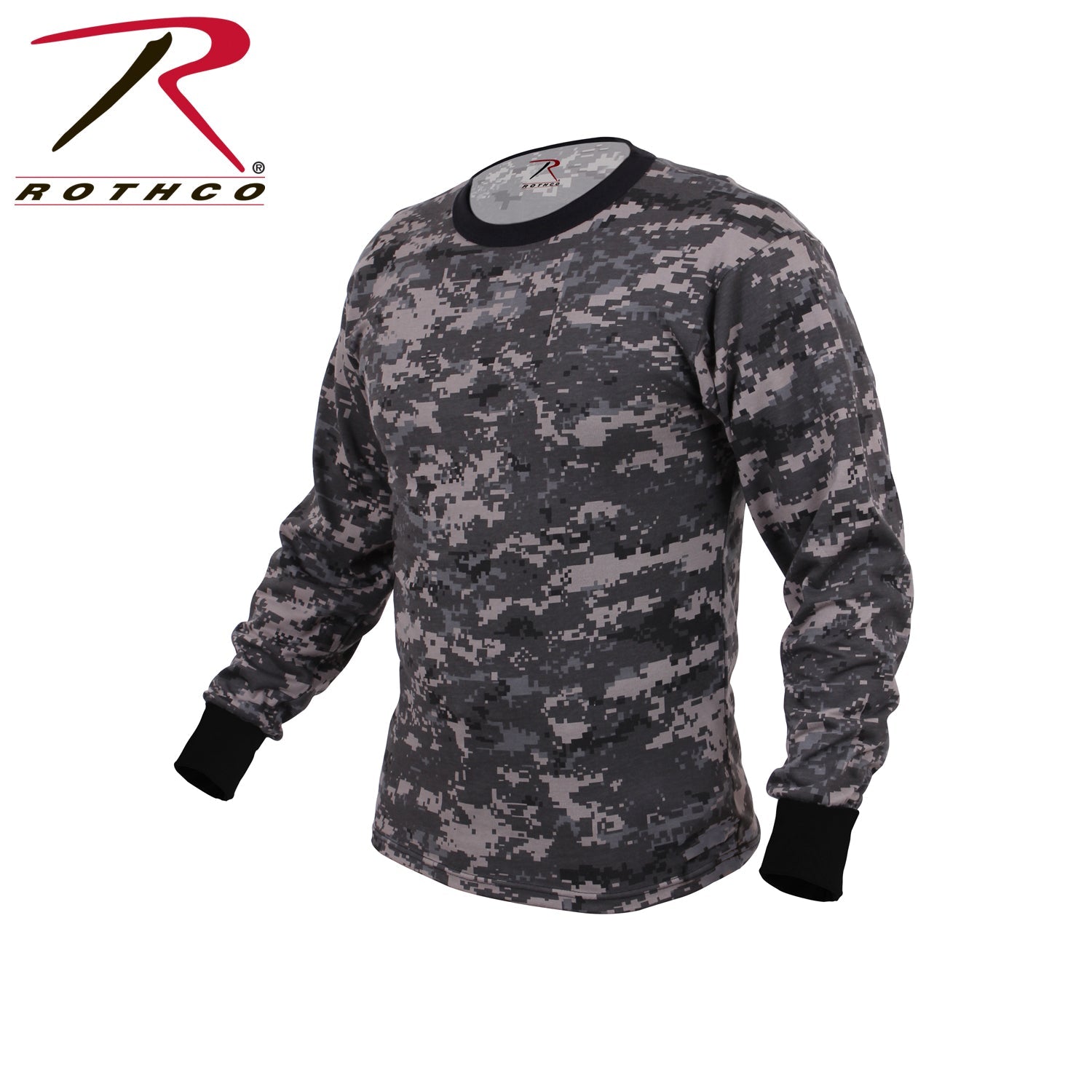 Rothco Long Sleeve Digital Camo T-Shirt LARSON TACTICAL SUPPLY