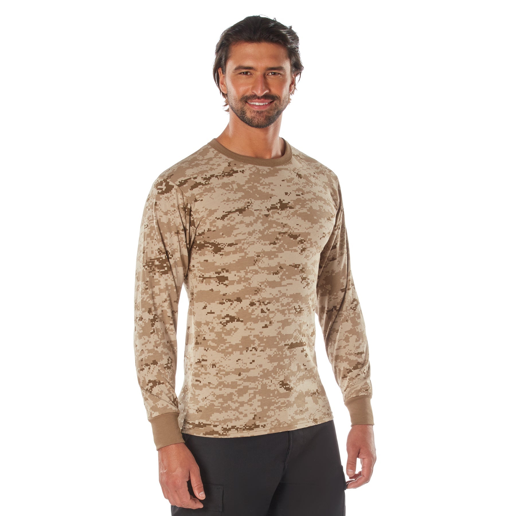 Rothco Long Sleeve Digital Camo T-Shirt LARSON TACTICAL SUPPLY
