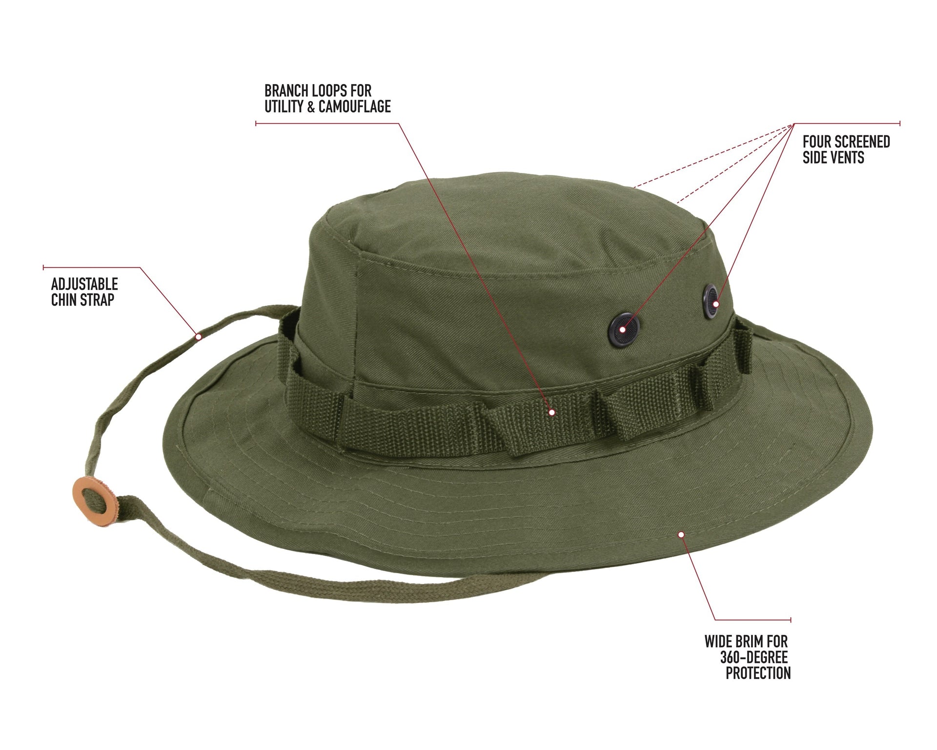 Rothco Boonie Hat LARSON TACTICAL SUPPLY