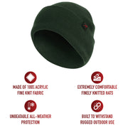 Rothco Deluxe Fine Knit Watch Cap LARSON TACTICAL SUPPLY