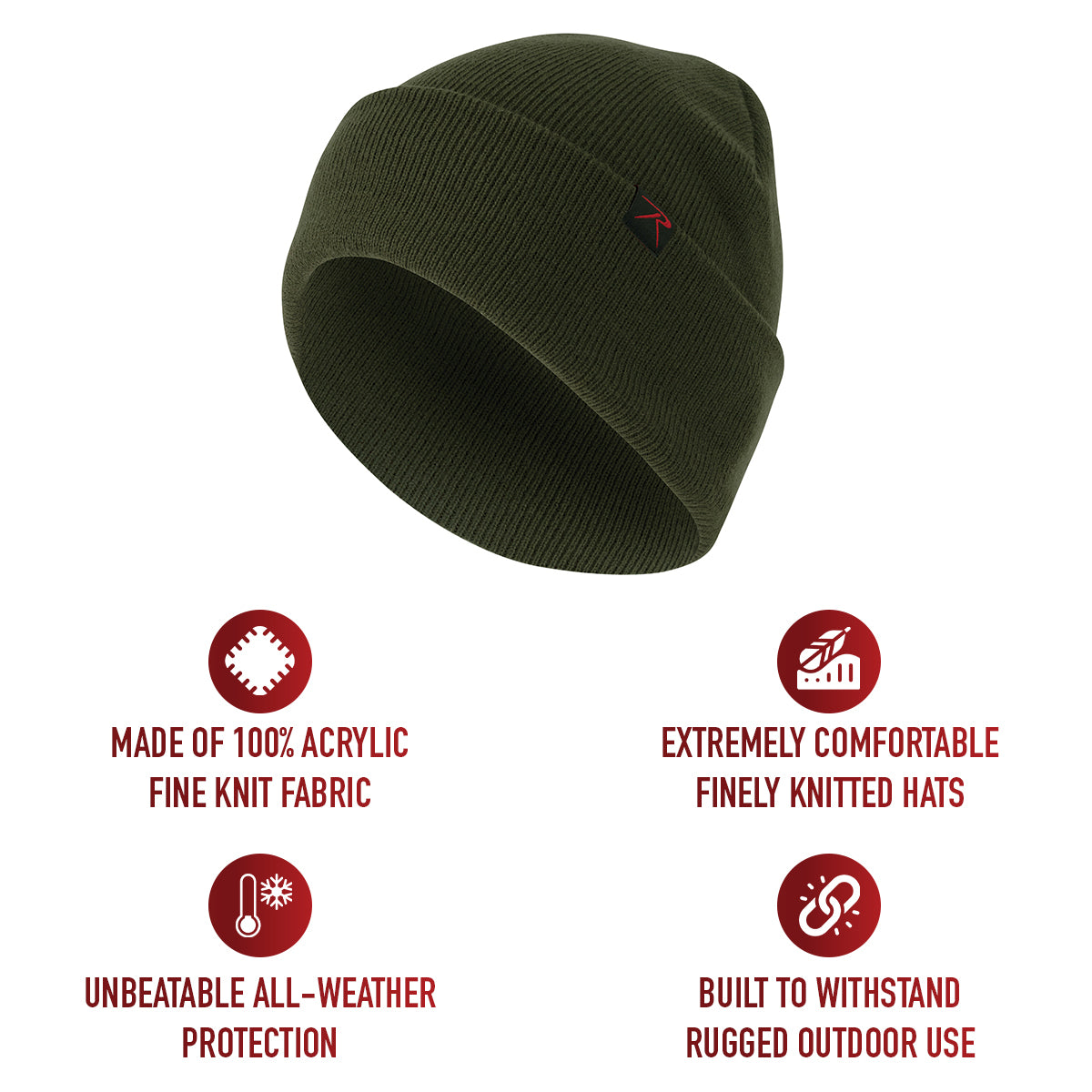 Rothco Deluxe Fine Knit Watch Cap LARSON TACTICAL SUPPLY