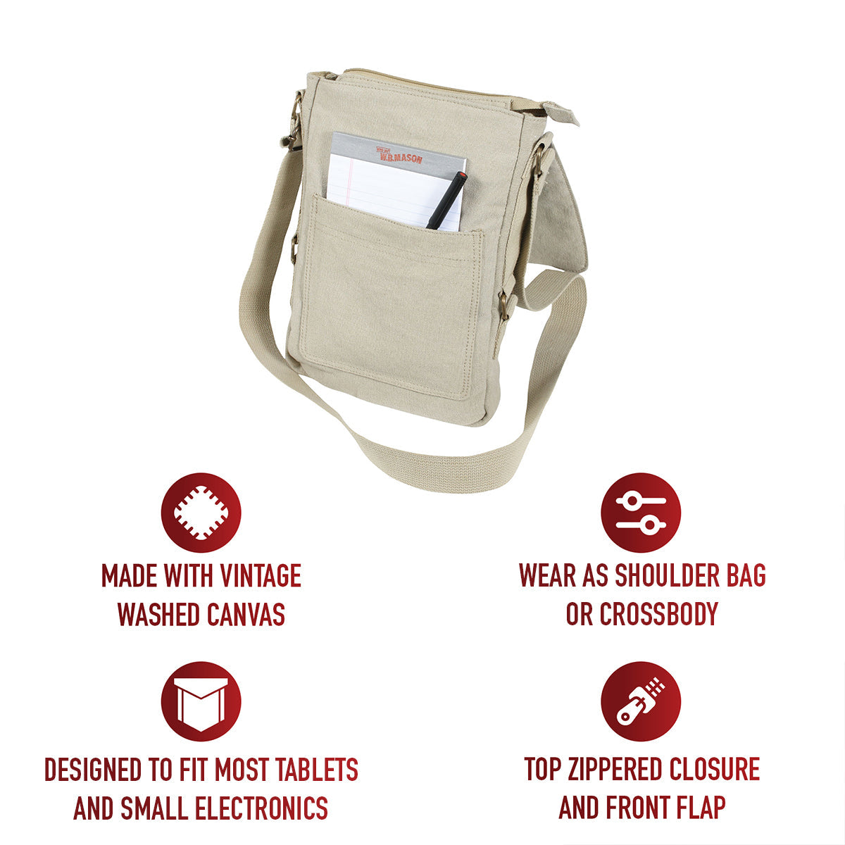 Rothco Vintage Canvas Tech Bag LARSON TACTICAL SUPPLY