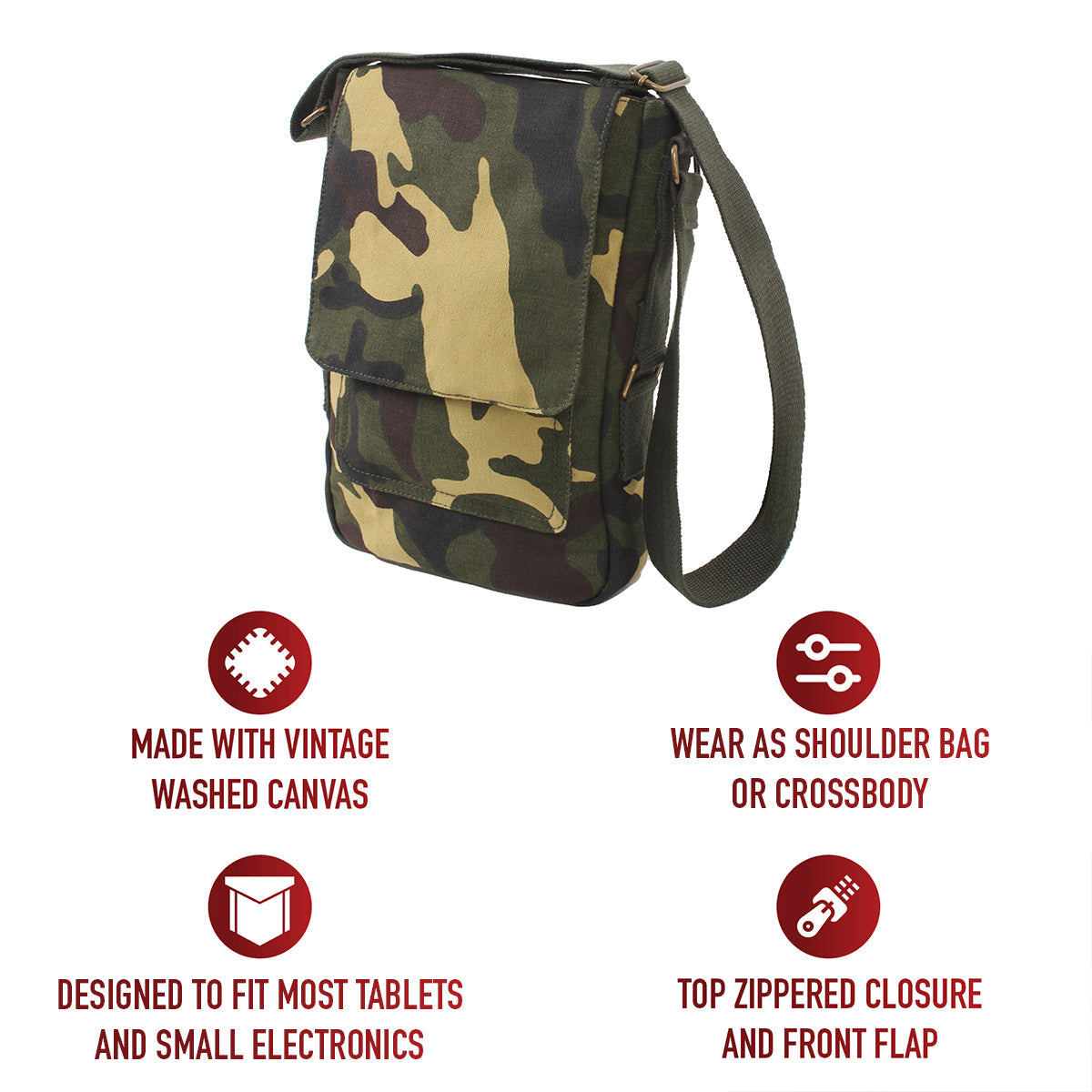 Rothco Vintage Canvas Tech Bag LARSON TACTICAL SUPPLY