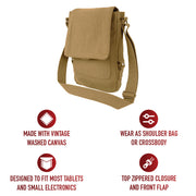 Rothco Vintage Canvas Tech Bag LARSON TACTICAL SUPPLY