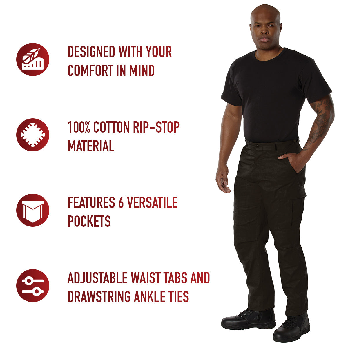 Rothco Rip-Stop BDU Pants LARSON TACTICAL SUPPLY