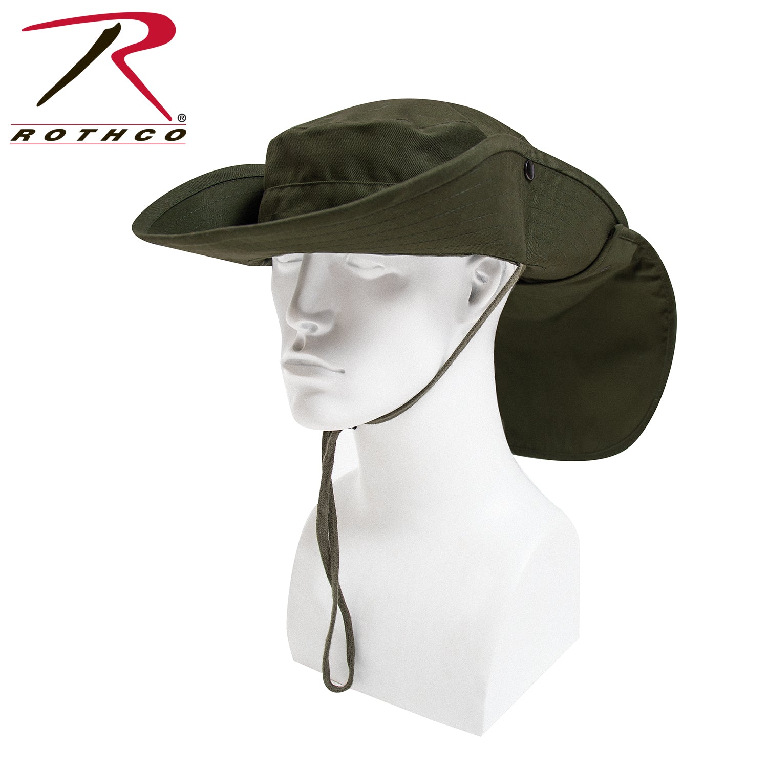 Rothco Adjustable Boonie Hat With Neck Cover LARSON TACTICAL SUPPLY