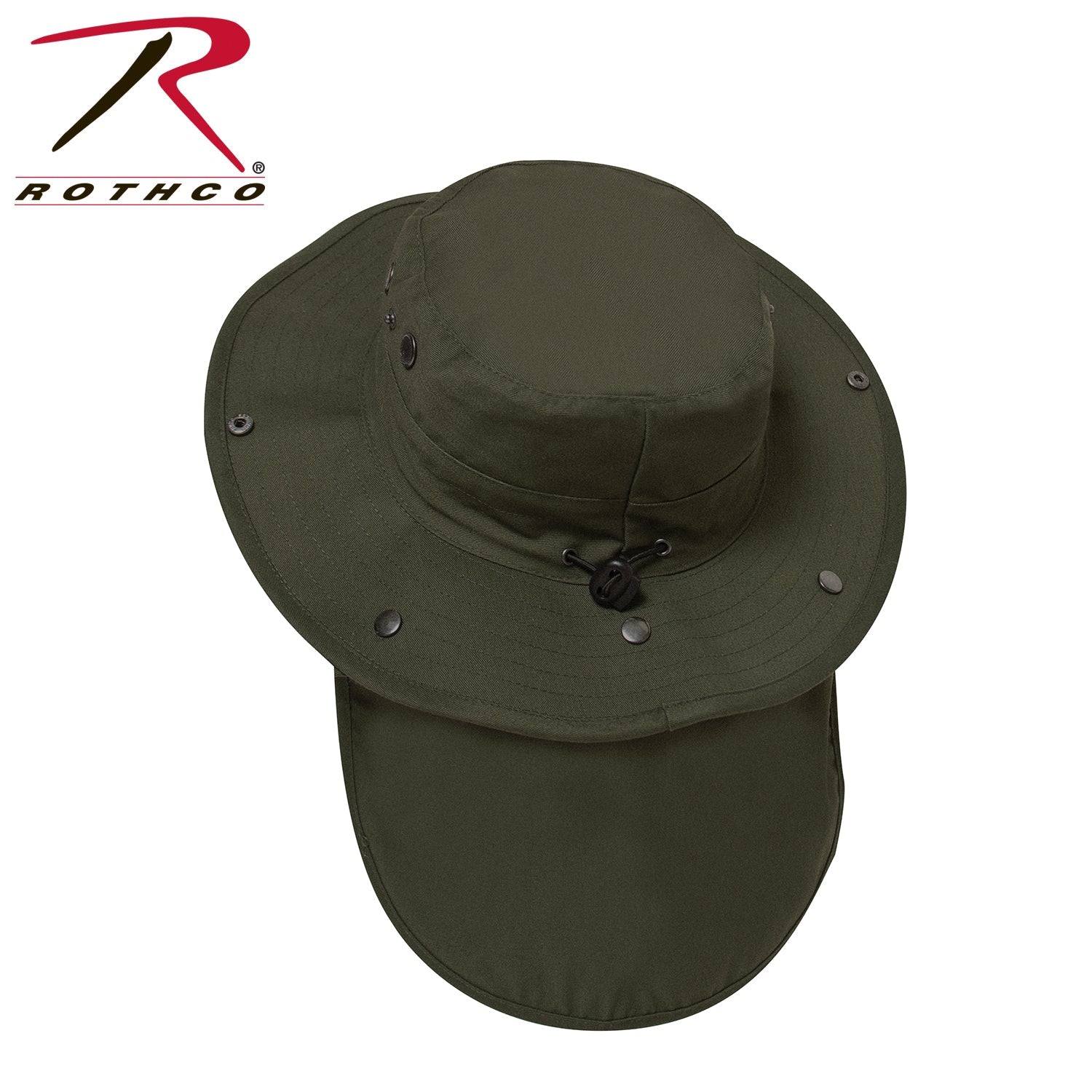 Rothco Adjustable Boonie Hat With Neck Cover LARSON TACTICAL SUPPLY