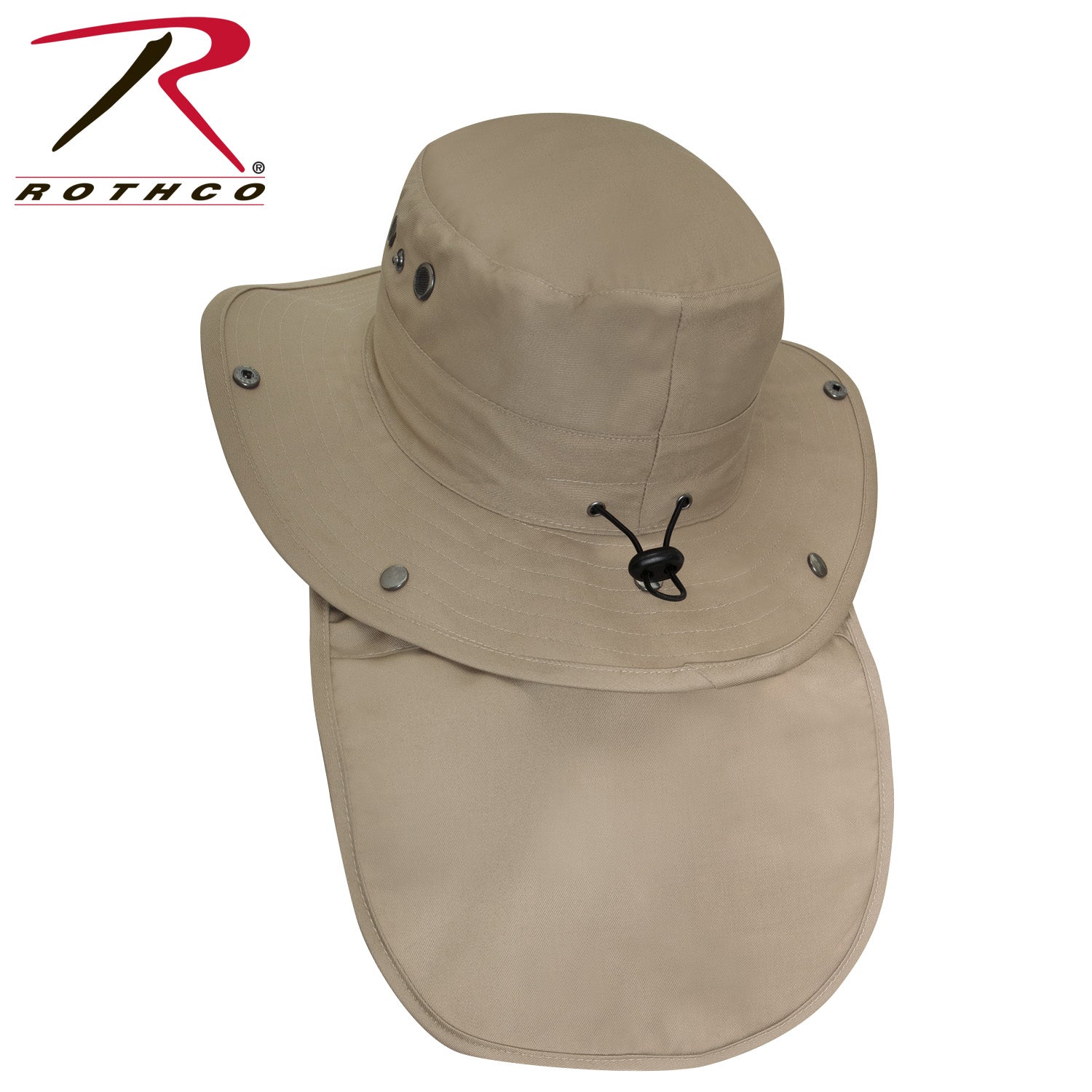 Rothco Adjustable Boonie Hat With Neck Cover LARSON TACTICAL SUPPLY