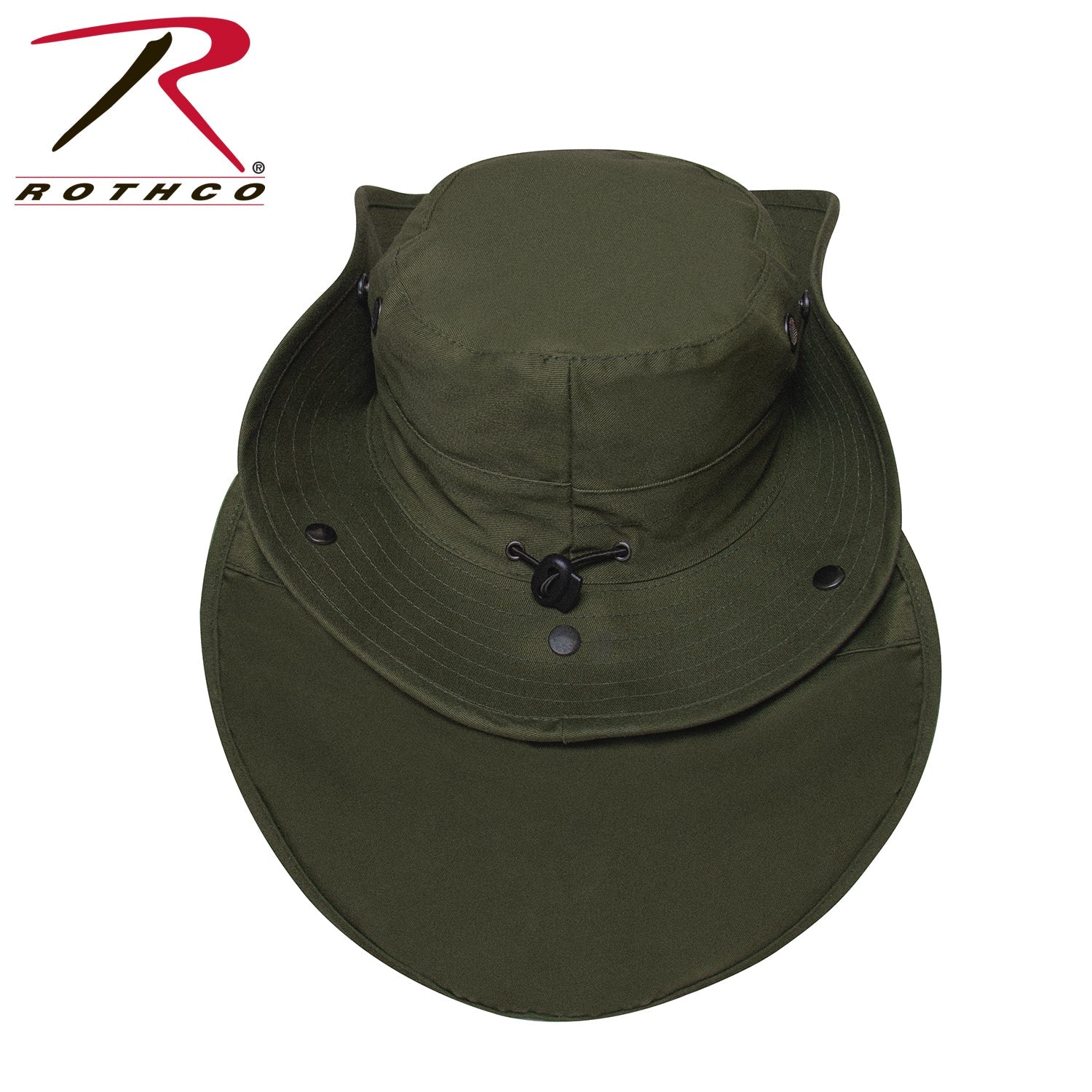 Rothco Adjustable Boonie Hat With Neck Cover LARSON TACTICAL SUPPLY