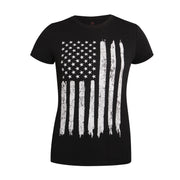 Rothco Womens Distressed US Flag Long T-Shirt LARSON TACTICAL SUPPLY