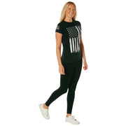 Rothco Womens Distressed US Flag Long T-Shirt LARSON TACTICAL SUPPLY