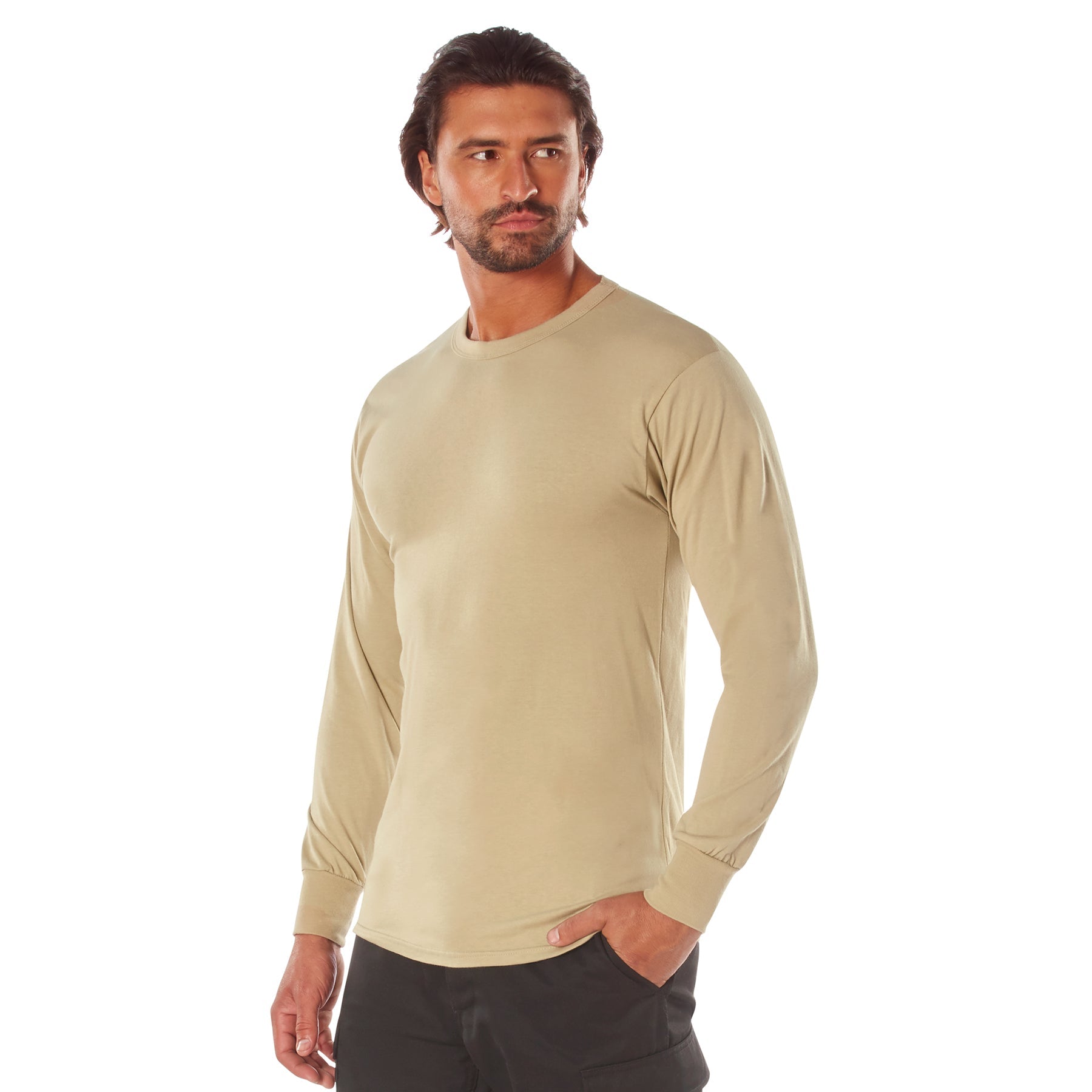 Rothco Long Sleeve Solid T-Shirt LARSON TACTICAL SUPPLY