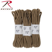 Rothco 72" Boot Laces - 3 Pack LARSON TACTICAL SUPPLY