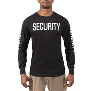 Rothco Long Sleeve Two-Sided Security T-Shirt LARSON TACTICAL SUPPLY