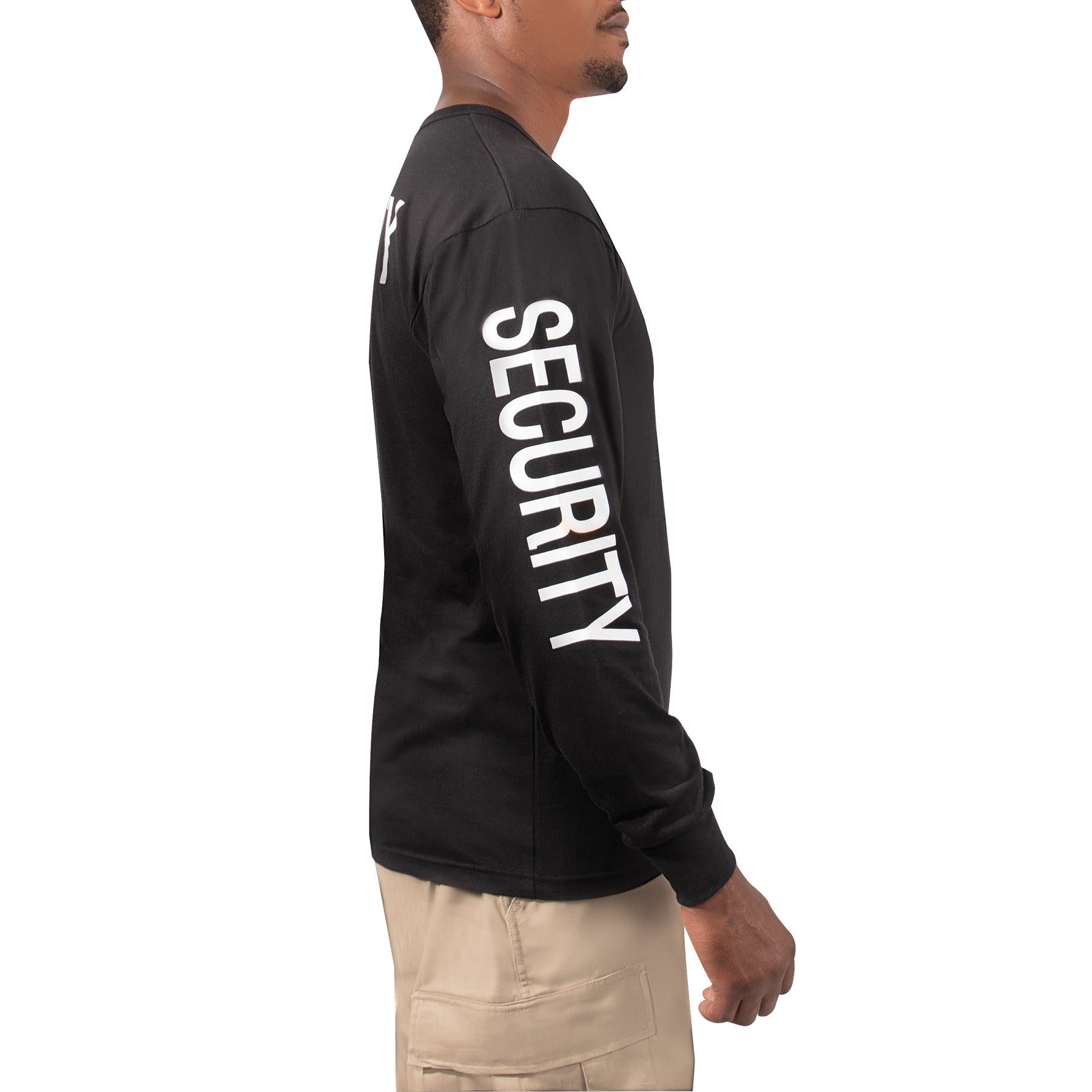 Rothco Long Sleeve Two-Sided Security T-Shirt LARSON TACTICAL SUPPLY