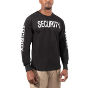 Rothco Long Sleeve Two-Sided Security T-Shirt LARSON TACTICAL SUPPLY