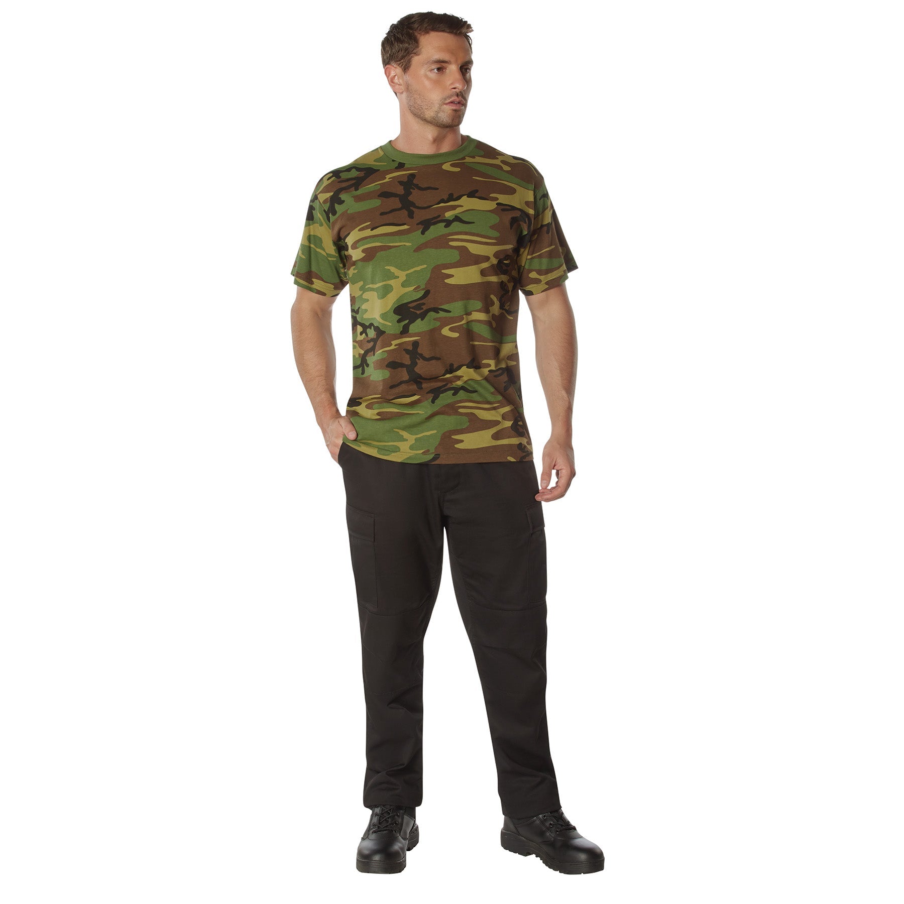 Rothco Camo 100% Cotton T-Shirt LARSON TACTICAL SUPPLY