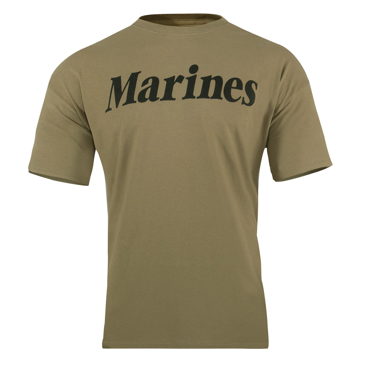 Rothco AR 670-1 Coyote Brown Marines Physical Training T-Shirt LARSON TACTICAL SUPPLY