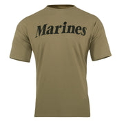 Rothco AR 670-1 Coyote Brown Marines Physical Training T-Shirt LARSON TACTICAL SUPPLY