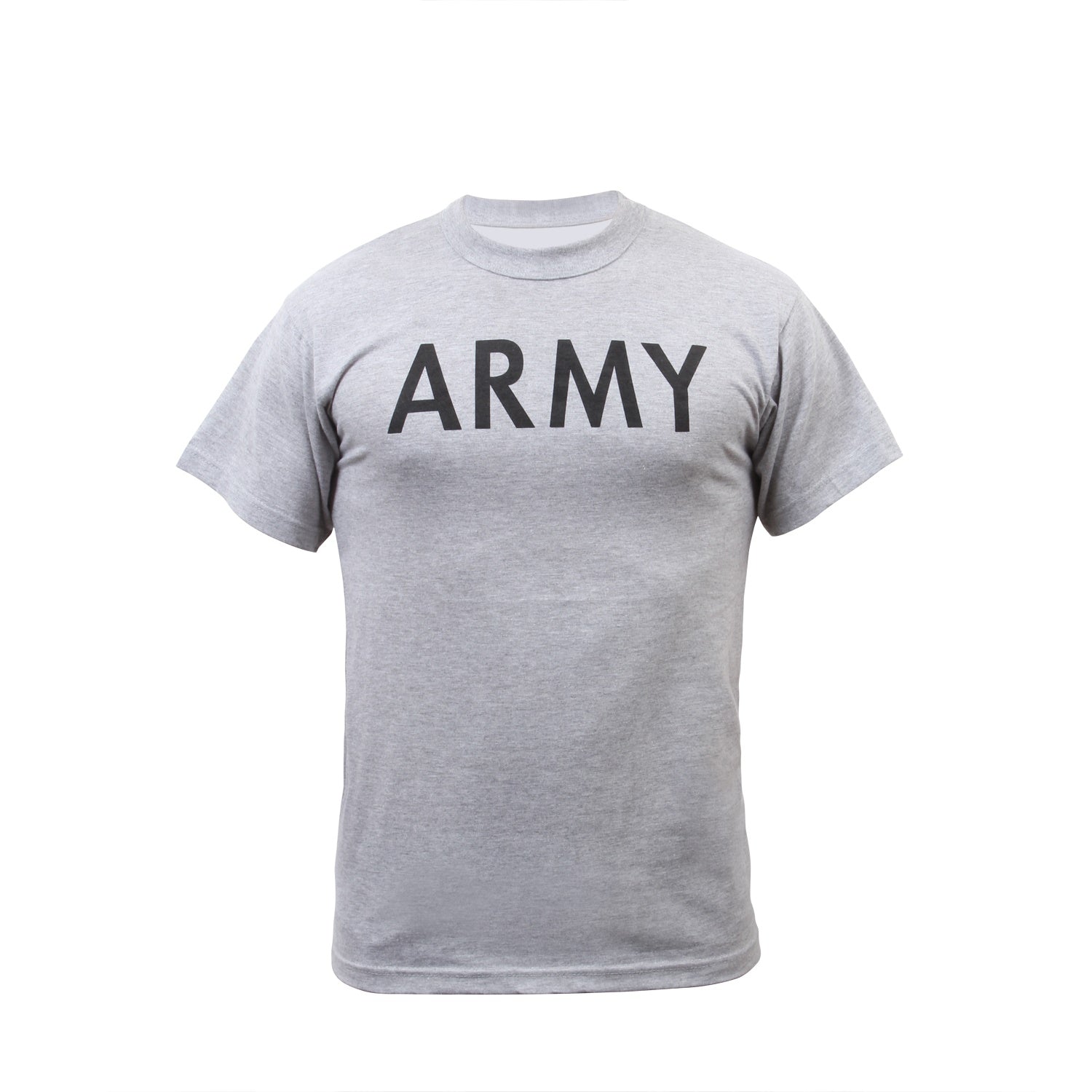 Rothco Grey Army Physical Training T-Shirt LARSON TACTICAL SUPPLY