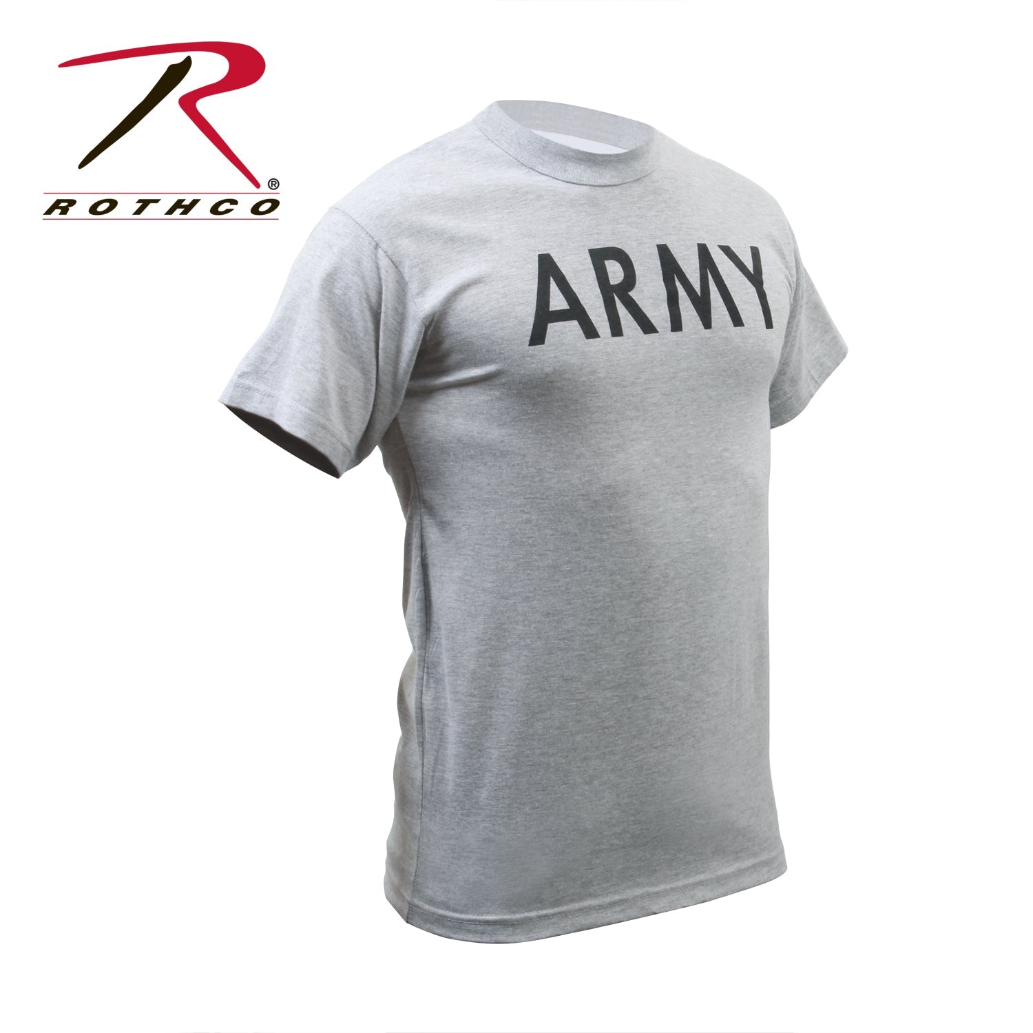 Rothco Grey Physical Training T-Shirt LARSON TACTICAL SUPPLY