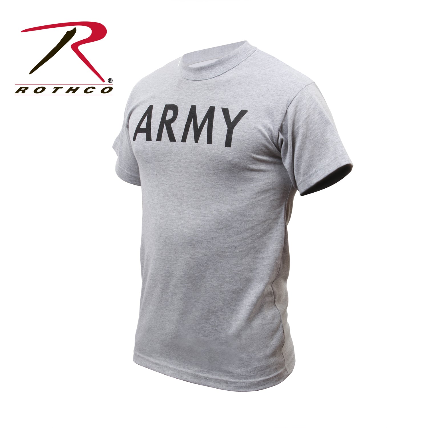 Rothco Grey Physical Training T-Shirt LARSON TACTICAL SUPPLY