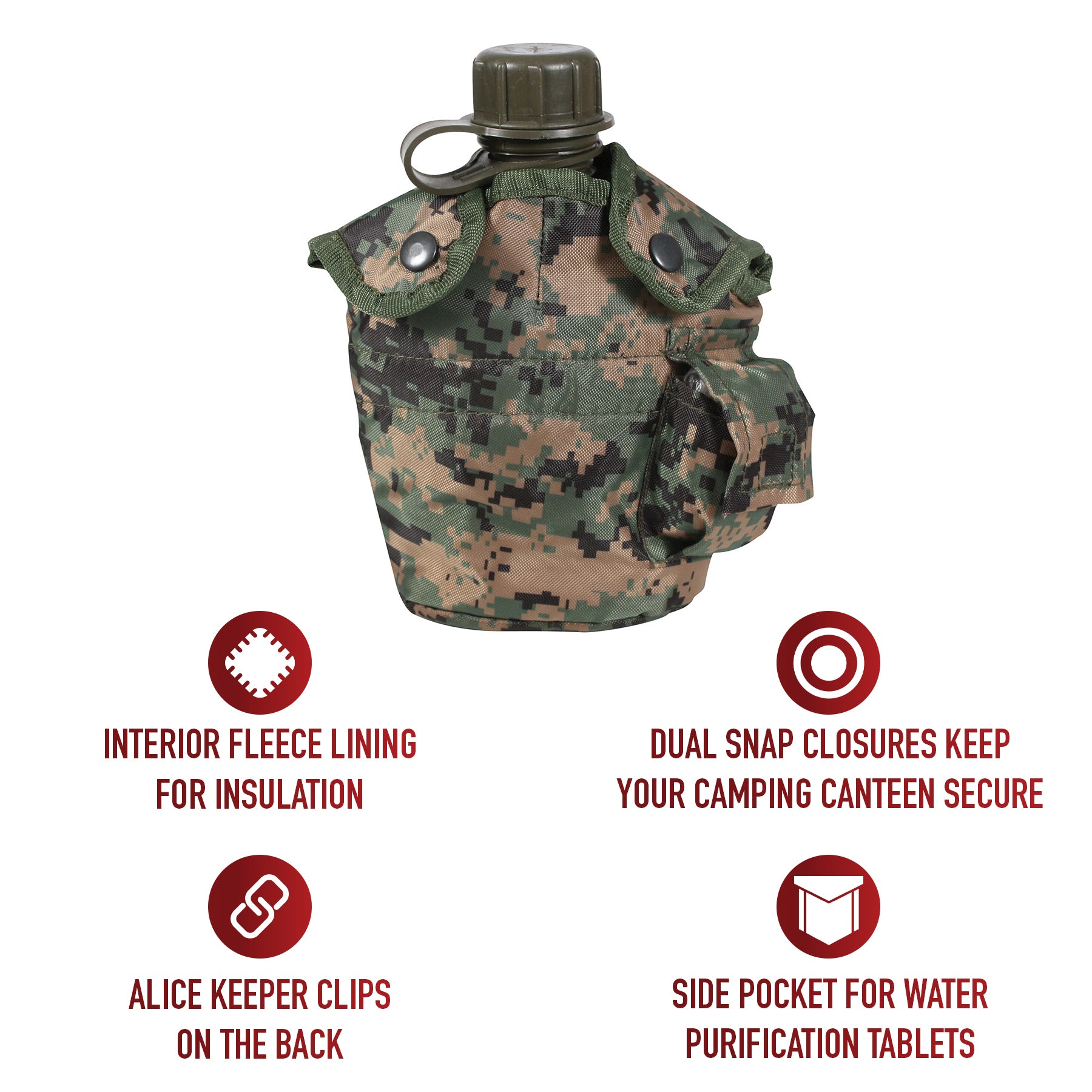 Rothco G.I. Style Canteen Cover LARSON TACTICAL SUPPLY