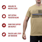 Rothco Thin Blue Line T-Shirt LARSON TACTICAL SUPPLY