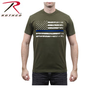 Rothco Thin Blue Line T-Shirt LARSON TACTICAL SUPPLY
